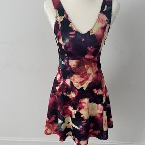 Abercrombie & Fitch Multicolor Floral Mini Dress